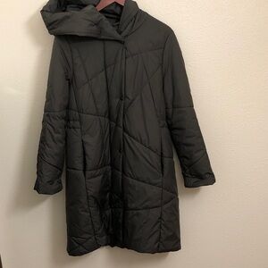 Women's Grey Quilted Coat